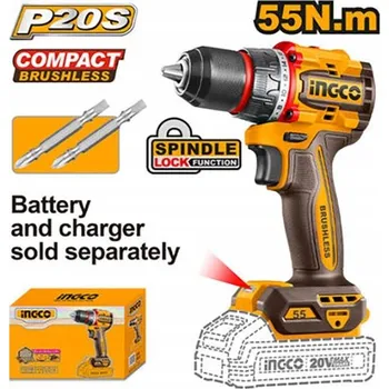 Aku vrtačka/šroubovák 20V 55Nm, bezkartáčový motor CDLI205581