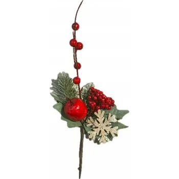 Vánoční dekorace Vánoční zápich s hvězdičkou dekorace vánoční dekorace 1 Ks.