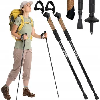 Trekingová hůl Hole Foxter 2470, 63-135 cm, vícebarevné