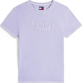 Dámské tričko Tričko Tommy Jeans Periwinkle Dusk 4160524 10 (S)