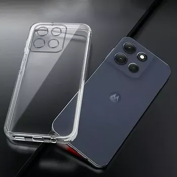 Pouzdro na mobilní telefon Kryt na mobil Motorola Moto G56 5G Clear Case 2 mm – transparentní (Kryt, obal a pouzdro na mobil Motorola Moto G56 5G Clear Case 2 mm – tenké TPU provedení se zvýšeným rámečkem)