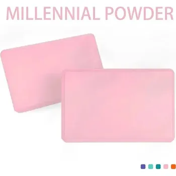 Jóga blok Eva pěnová kostka na cvičení | jóga blok, fitness kostka - světle růžová - 2 ks