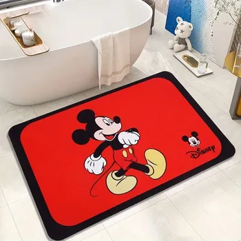 Koupelnová předložka Mickey Mouse koupelnová předložka protiskluzová | bytový textil - 4 , 14x14cm