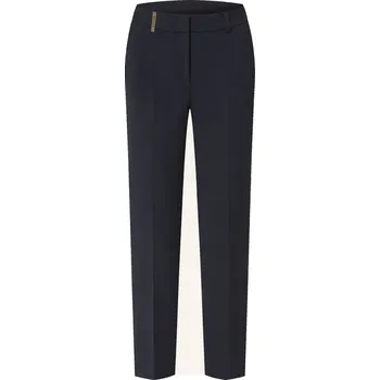 Peserico Dámské 7/8 Kalhoty, tmavě modrá, 34
