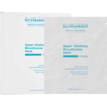 Pleťová maska Dr. med. Christine Schrammek Super Vitalizing Biocellulose Mask, 5x22 ml - KABI