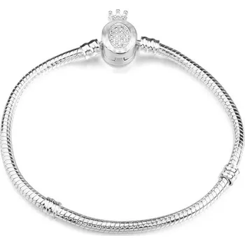 Náramek Stříbrný hadí náramek unisex 3mm | náramek, šperk - 010 , 19cm