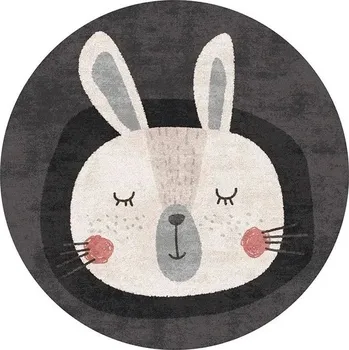 Koberec Měkký kulatý dětský koberec s potiskem | bytový textil - S , Průměr 180 cm