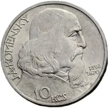 (1957) 10 Kčs (b.k.) - Československo - Jan Ámos Komenský