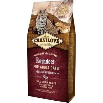 Krmivo pro kočku Suché krmivo pro kočky Carnilove Cat Reindeer Energy & Outdoor 2 kg