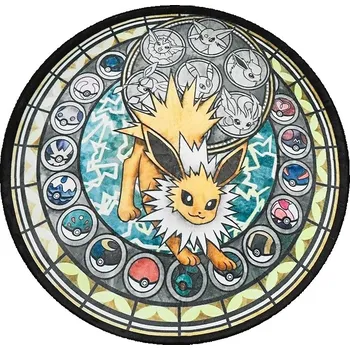 Koberec Pokémon kulatý flanelový koberec | bytový textil - 15 , 80x80cm