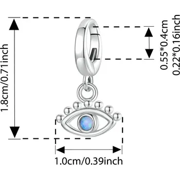 Přívěsek Stříbrný amulet přívěsek na náramek či náhrdelník | přívěsek, korálek - EFC1163