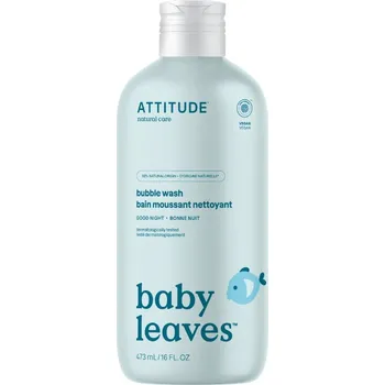 Tělová kosmetika Dětská pěna do koupele ATTITUDE Baby leaves s vůní Good night 473 ml