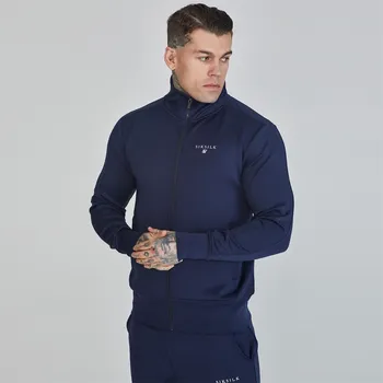 Pánská větrovka SikSilk Navy 7817570 X Large