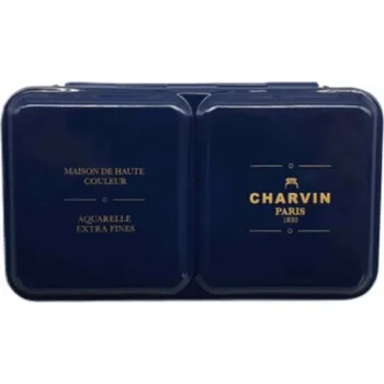 Vodová barva Charvin Paris Akvarelové barvy Extra Fine 12 Ks Navy blue box