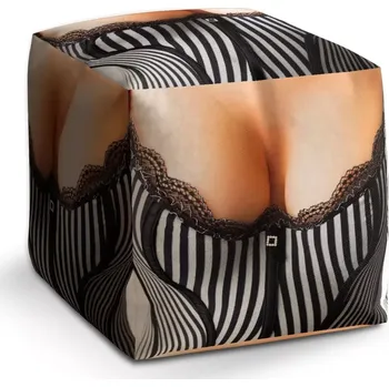 Taburet Sablio Taburet Cube Korzet: 40x40x40 cm