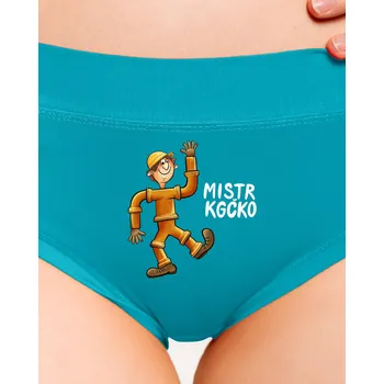 Souprava dámského spodního prádla Bastard Mistr Kgčko dámské kalhotky Turquoise