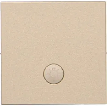 vypínač Kryt s piktogramem “světlo”, k přístrojům SP1M s podsvětlením, Simon 55 TKWS1L/144, champagne metalizovaná