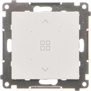 vypínač Vypínač žaluziový skupinový, pro ovládání místních spínačů TEZ1L.01/, Simon 55 TEZ1G.01/114, šedá světlá
