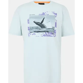 Pánské tričko Tričko Boss Open Blue 6518018 5XL