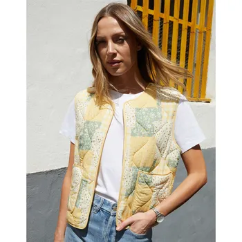 Dámská vesta Vesta Threadbare Lemon 543283 12 (M)