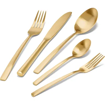 Příbor 667122 - Tchibo - Sada příborů - barva: zlatá