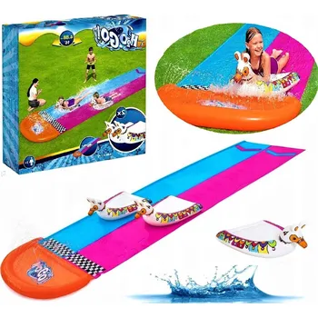 skluzavka Vodní skluzavka Bestway Llama Rama 488 cm, vícebarevná, pro děti od 3 let