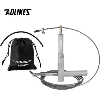 Švihadlo Rychlostní švihadlo Aolikes pro crossfit a box | fitness švihadlo, sportovní pomůcka - 3203 – Stříbro