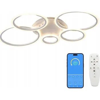LED KRUHOVÁ LAMPA stropní svítidlo LED Stropní Svítidlo + Dálkový Ovladač