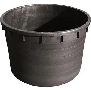 krmítko pro hospodářská zvířata Plastový žlab, kulatý 750 l