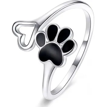 Prsten Stříbrný nastavitelný prsten se zvířecím motivem | prsten, šperk - SCR584