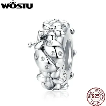 Přívěsek Stříbrný přívěsek na náhrdelník s motivem beruška ebo motýl | přívěsek, korálek - DAC112