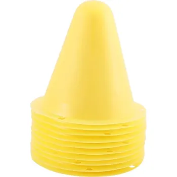 Fotbal Tréninkové kužely pro fotbal a cvičení | sportovní pomůcky, tréninkové vybavení 10 ks - žluť