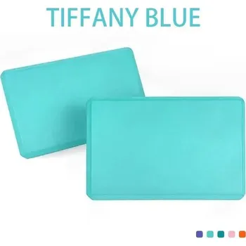 Jóga blok Eva pěnová kostka na cvičení | jóga blok, fitness kostka - Nebesky modrá - 2 ks