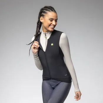 Cyklistická vesta ALÉ Cyklistická vesta - PR-E THERMO 2.0 - černá XS