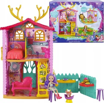 Domeček pro panenku Enchantimals Malý domeček pro jelínky + panenka Danessa herní set +4 roky