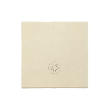 vypínač Kryt s piktogramem “zvonek”, k přístrojům SP1M s podsvětlením, Simon 55 TKWD1L/144, champagne metalizovaná