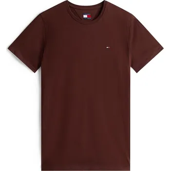 Pánské tričko Tričko Tommy Jeans Rich Brown 6192508 2XL
