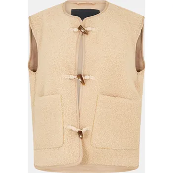 Dámská vesta Vesta Threadbare Ecru 6040605 12 (M)