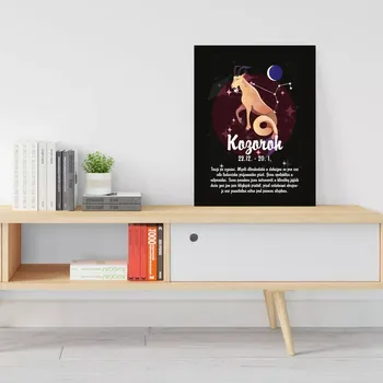 Plechová cedule Sablio Dárková cedulka Kozoroh: 30x40 cm