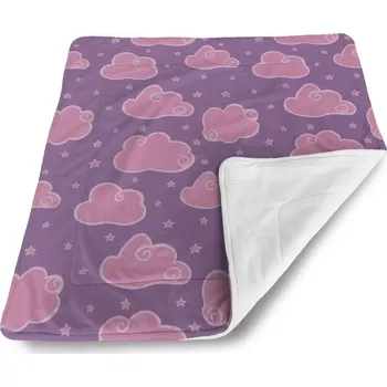 deka Sablio Deka pro miminko Růžové obláčky - 80x100 cm