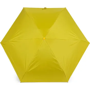 Deštník Dámský skládací deštník ginkgo - 5 žlutá