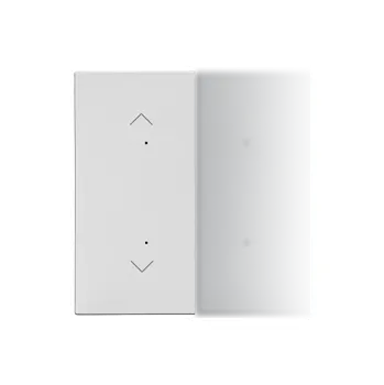 vypínač Kryt pro elektronické vypínače a ovladače, 1/2 násobný, s piktogramy pro ovládání, Simon 55 TKE21/114, šedá světlá