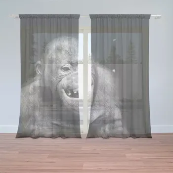 Záclona Sablio Záclony Orangutan: 2ks 150x250cm