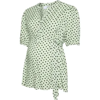 Dámské tričko Tričko Mamalicious Cameo Green 6834487 8 (XS)