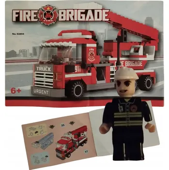 ostatní stavebnice STAVEBNICE Konstrukční AUTO HASIČI HASIČSKÝ VŮZ S ŽEBŘÍKEM 221 DÍLŮ
