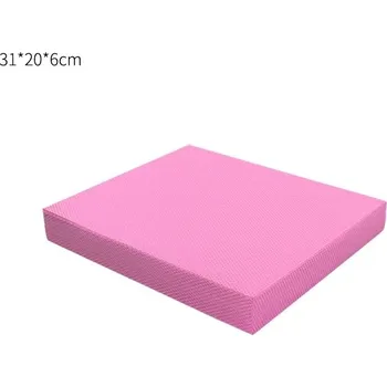 podložka na cvičení Balanční pěnová podložka TPE pro jógu | cvičební pomůcka - M Růžová