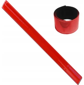 Samozaciskovací reflexní pásek 3 x 34 cm červený