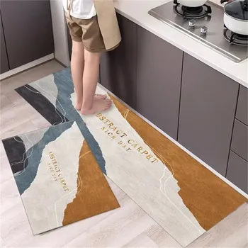 Koberec Kuchyňský protiskluzový měkký koberec | podložka - 20. 6. 1678 , 40x60 a 40x120 cm 2 ks