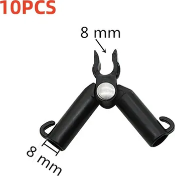 Stojan na květiny Ocelový držák na popínavé rostliny 8mm | opora - 10 ks držáků typu A