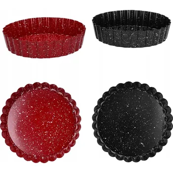 Obraz FORMA DO TARTY zestaw 2x do pieczenia mini tartaletek quiche 12,5 cm ocelová